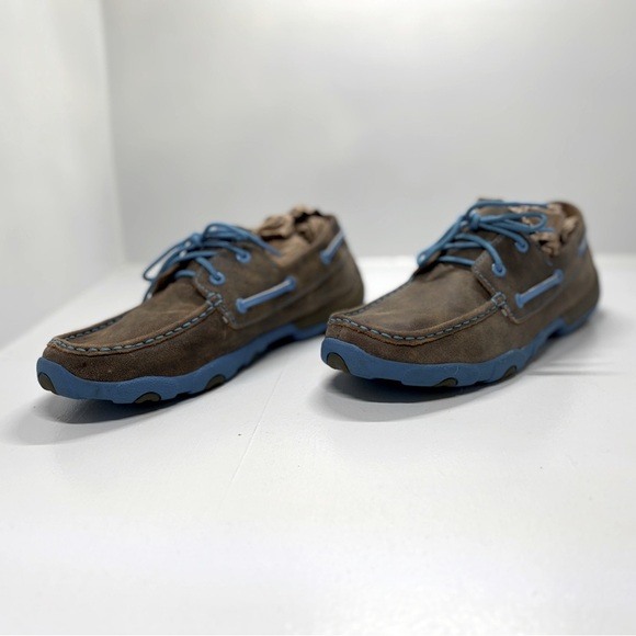 Twisted X Shoes - Twisted X Women’s 9.5 Leather Driving Moc Shoes WDM0019
